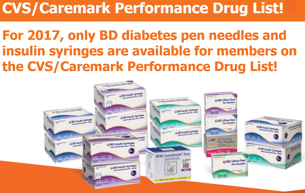 CVS/Caremark Moves BD Products To Preferred Formulary